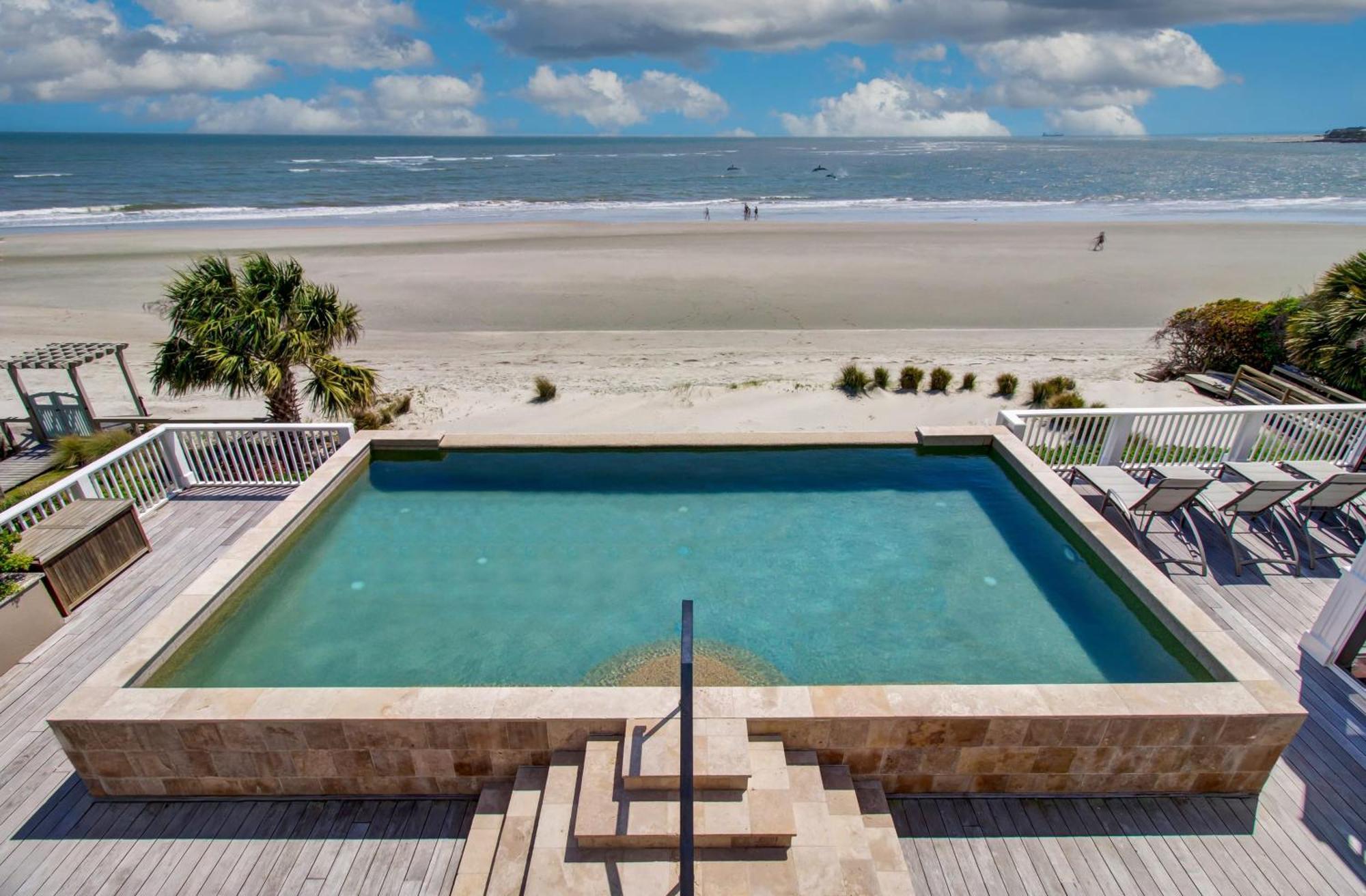 114 Ocean Boulevard By Avantstay Beachfront Putting Green Volleyball Court Infinity Pool Sullivans Island Exterior foto